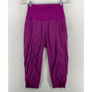 LULULEMON Pants Womens 4 In Flux Crop High Rise Swift Luon Yoga Workout Purple